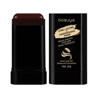 Bosuya hair styling iron quickly covers gray hair, provides natural color, and has long-lasting hair color. 20g